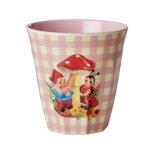 Rice Melamine cup medium Love Therapy Gnome