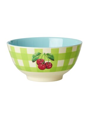 Rice Melamine bowl medium Love Therapy Cherry