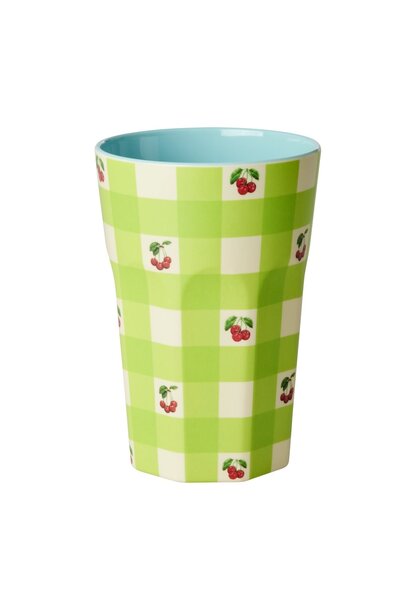 Melamine Tall beker Love Therapy Cherry