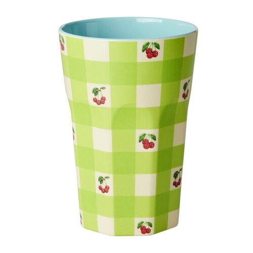 Rice Melamine Tall cup Love Therapy Cherry