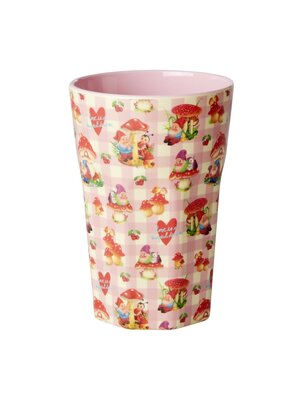 Rice Melamine Tall cup Love Therapy Gnome 400ml