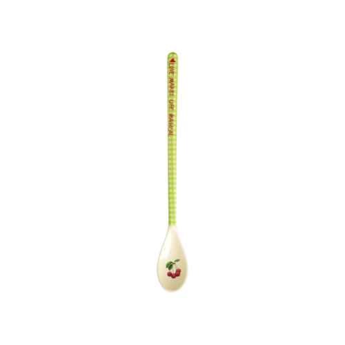 Rice Melamine latte spoon Love Therapy Cherry