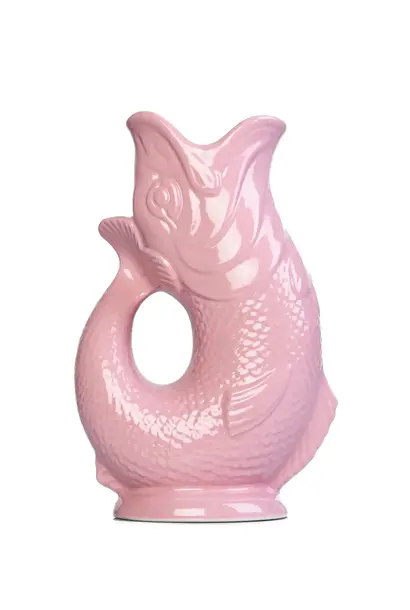 Gluckigluck Gluggle Vis XL kan / vaas / karaf pink barbie 1,2ltr