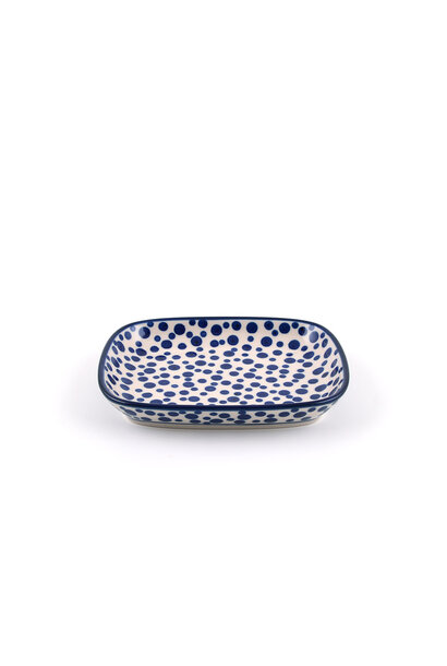 Schaal rechthoek 15 x 18,5cm Crazy Dots