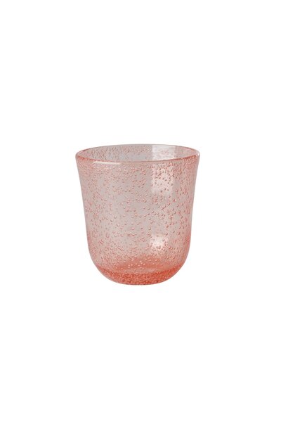Tumbler glas Bubble peach acryl - 410ml