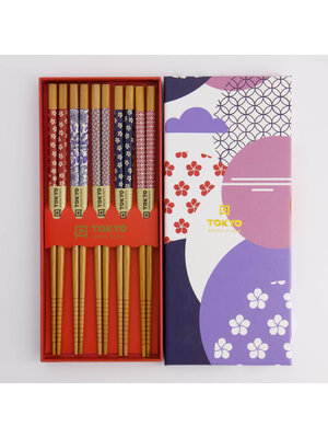 Tokyo Design Studio Chopstick Circle Flower giftset/5