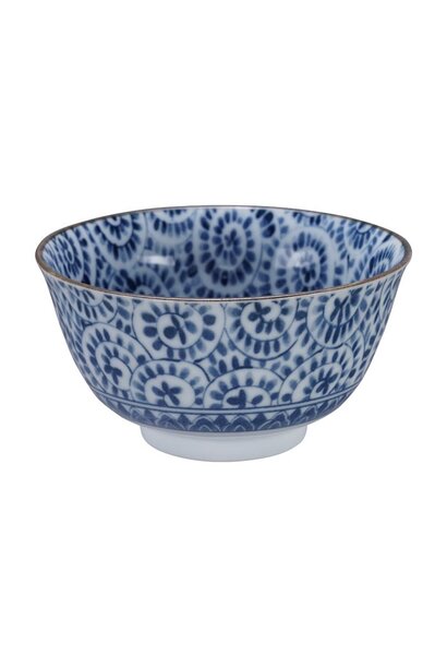 Kom 400ml Mixed Bowls - Tako Karakusa 12.8x6.5cm