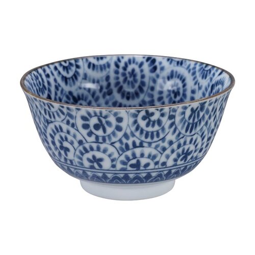 Tokyo Design Studio Kom 400ml Mixed Bowls - Tako Karakusa 12.8x6.5cm