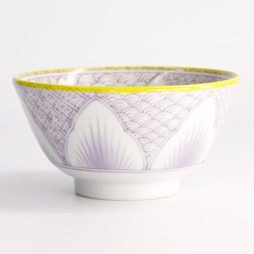 Tokyo Design Studio Tayo kom 300ml Lily Flower purple 13.5x6.8cm