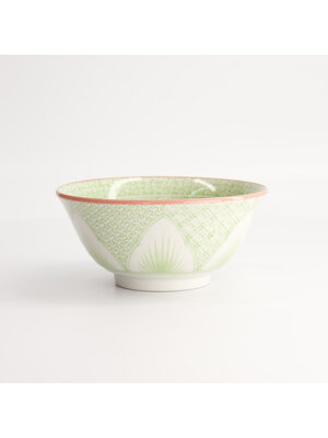 Tokyo Design Studio Tayo kom 550ml Lily Flower green 14.8x6.8cm