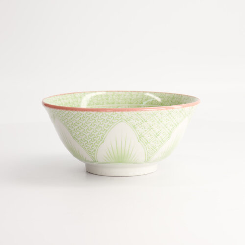 Tokyo Design Studio Tayo kom 550ml Lily Flower green 14.8x6.8cm