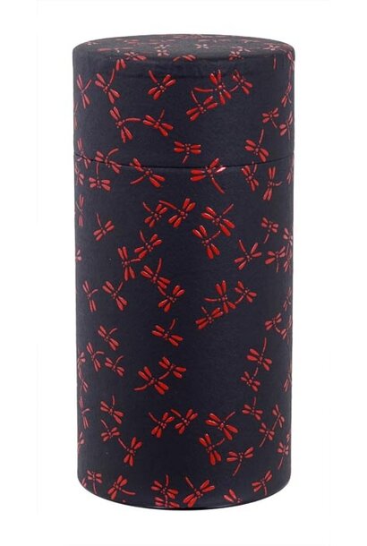 Thee blik ss 200gr Dragonfly black 7.4x15.5cm