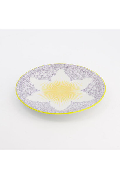 Diner bord Lily Flower purple 26x2cm