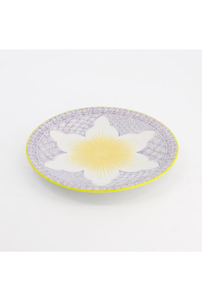Lunch bord Lily Flower purple 20x2cm