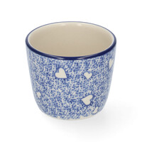 Mok Tumbler 220ml White Hearts