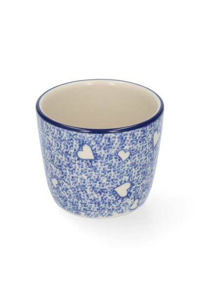 Mok Tumbler 220ml White Hearts