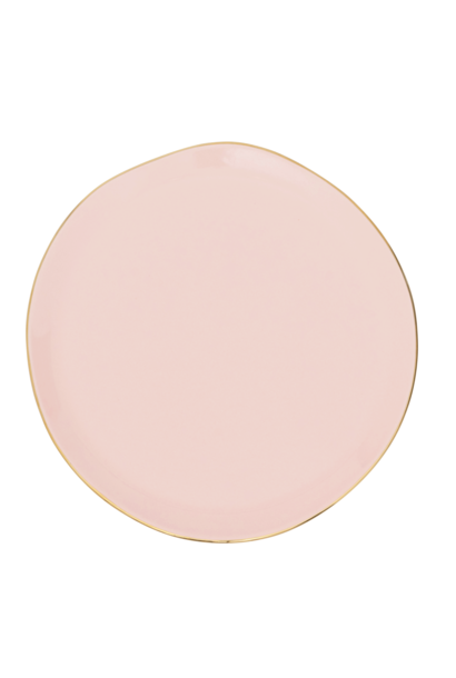 Ontbijt bord Good Morning old pink
