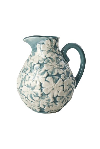 Aardewerk Kan / vaas Flower green 4,5ltr