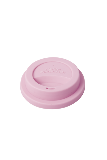 Deksel Silicone voor Tall beker soft pink hs24