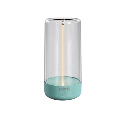 Sompex design for life Pulse LED turquoise - oplaadbare tafellamp