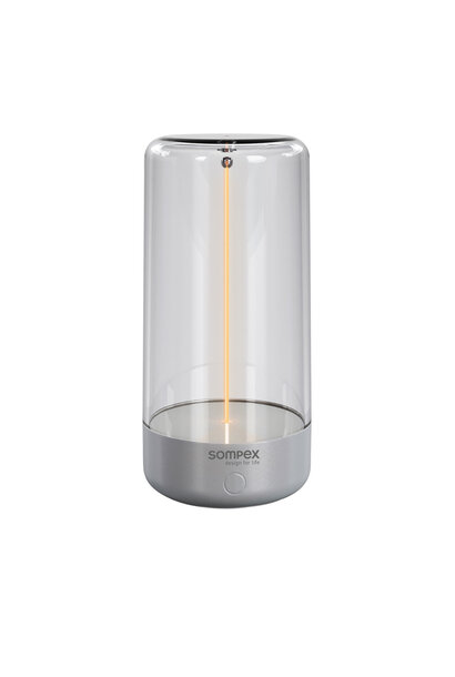 Pulse LED silver - oplaadbare tafellamp