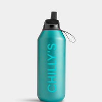 Chilly's Series 2 Flip Bottle 500ml Matte Metallic Atlantis