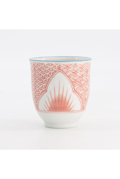 Beker Lily Flower 250ml red - 7.8x8.2cm