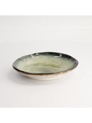 Tokyo Design Studio Bord rechthoek Yamasaku Organic Glassy green - 17.2x2.2cm