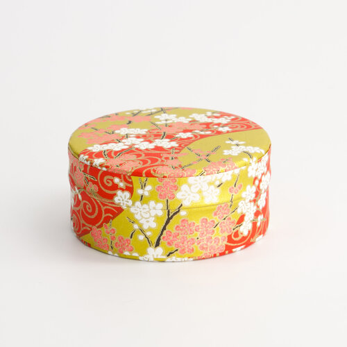 Tokyo Design Studio Matcha poeder thee in blik Ume yellow red - 7.5x3.3cm 30gram