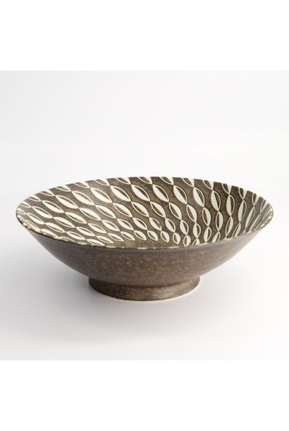 Ramen kom 1600ml Mixed Bowls Iga Matte brown - 25.4x7.8cm