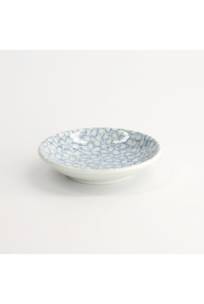 Saus schaaltje Sakura blue - 9x2cm