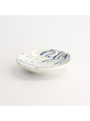 Tokyo Design Studio Saus schaaltje Wave blue - 9x2cm