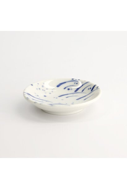 Saus schaaltje Wave blue - 9x2cm