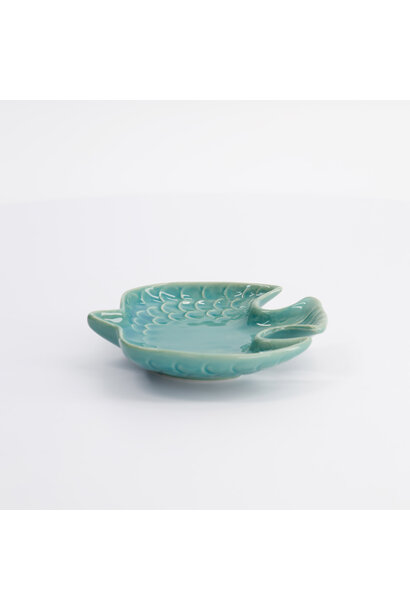 Schaaltje Swallow Bird sea green - 12x11x3cm