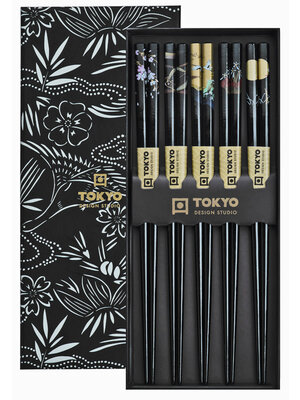 Tokyo Design Studio Chopstick Black giftset/5