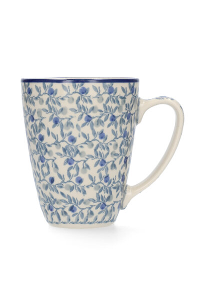 Mok met oor 340ml Blue Olive