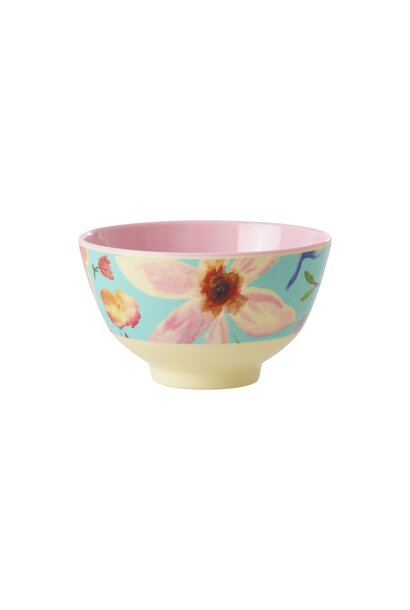 Melamine kom small Selma Flower mint