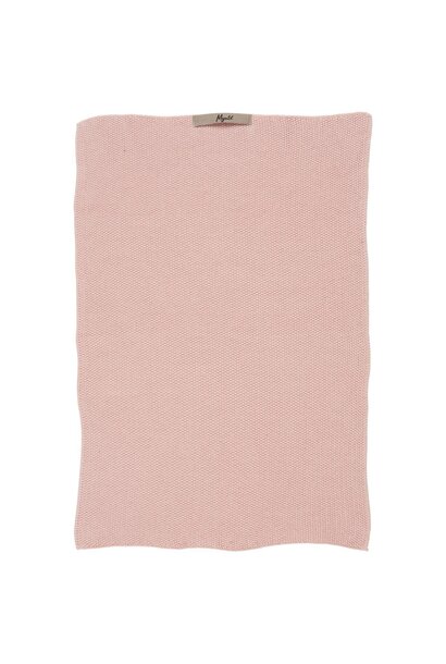 Handdoek Mynte rose shadow - gebreid / knitted - 100% cotton