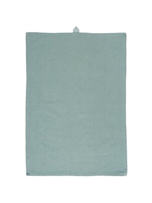 IB Laursen Theedoek Freja mint green - 50x70cm - 52% cotton, 48% linen