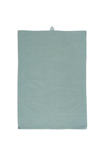 Theedoek Freja mint green - 50x70cm - 52% cotton, 48% linen