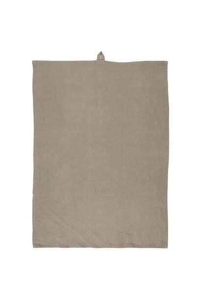 Theedoek Freja soil - 50x70cm - 52% cotton, 48% linen