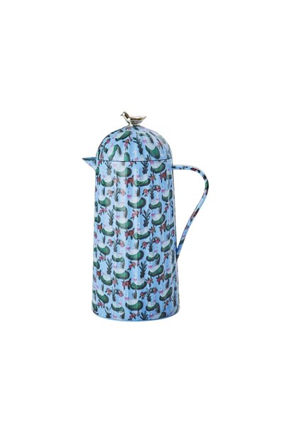 Thermoskan Swan Lake - silver bird  - 1ltr - 12HR hot