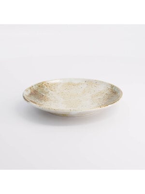 Tokyo Design Studio Bord gebak Yukishino brown/white 16.7x2.5cm