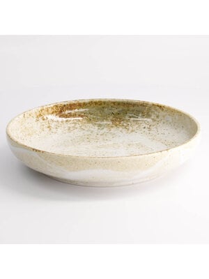 Tokyo Design Studio Pasta bord Yukishino brown/white 22x4cm