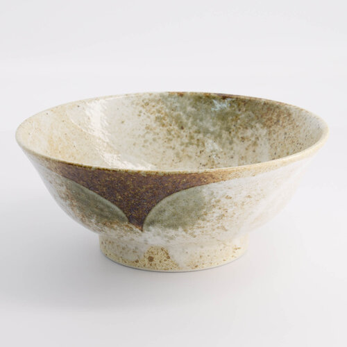Tokyo Design Studio Ramen kom 1300ml Yukishino brown/white 21.5x9cm Tokyo Design Studio Ramen kom 1300ml Yukishino brown/white 21.5x9cm