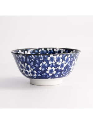 Tokyo Design Studio Kom 550ml Mixed Bowls Tokyo Blue - Sakura 15x7cm