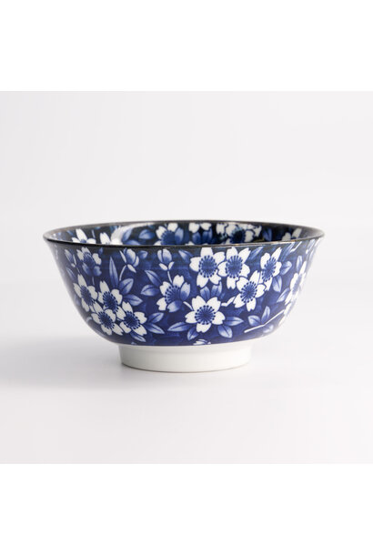Kom 550ml Mixed Bowls Tokyo Blue - Sakura 15x7cm