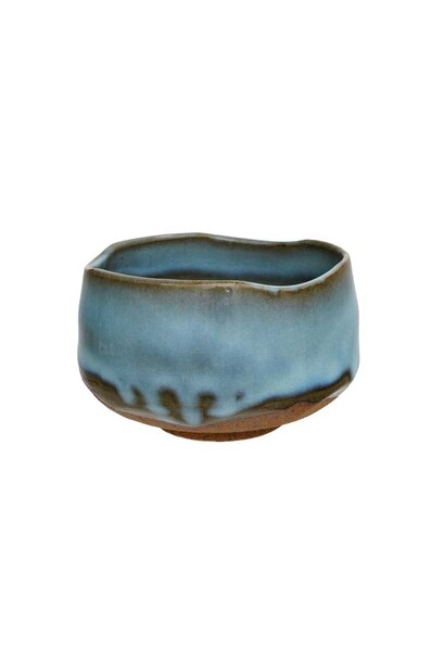 Matcha bowl Hagi Aoji 11.5x7.5cm 500ml