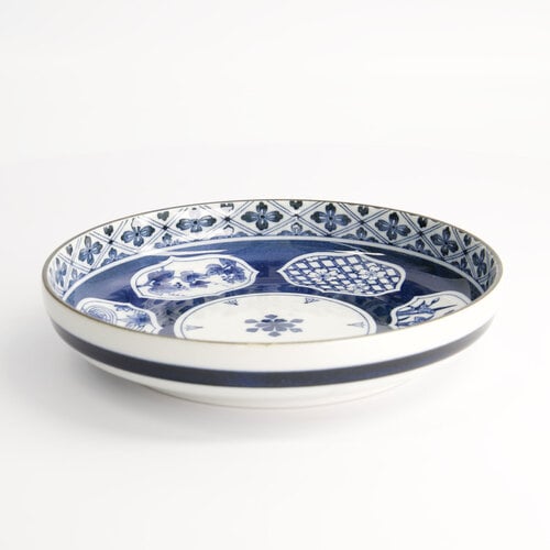 Tokyo Design Studio Pasta bord Mixed Bowls - Matori Hishimon 20x4.1cm