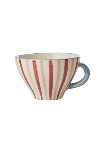 Thee kop Stripes 150ml - handpainted aardewerk